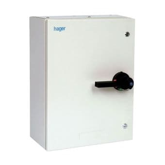 Hager Fuse Switch TP&N Enclosed 100A