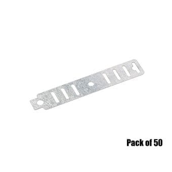 D-Line F-Clip 40 18th Edition Fire Rated Flexible Cable Clip for 38mm Trunking
