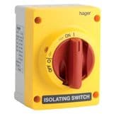 Hager JG03S 40A Isolator TP&N Enclosed IP65