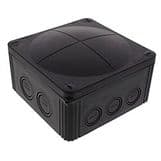 Wiska Combi 1010/5 Black Weatherproof Junction Box