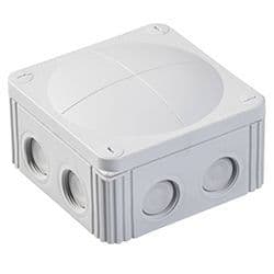 Wiska Combi 308/5 85x85 Grey Waterproof Junction Box